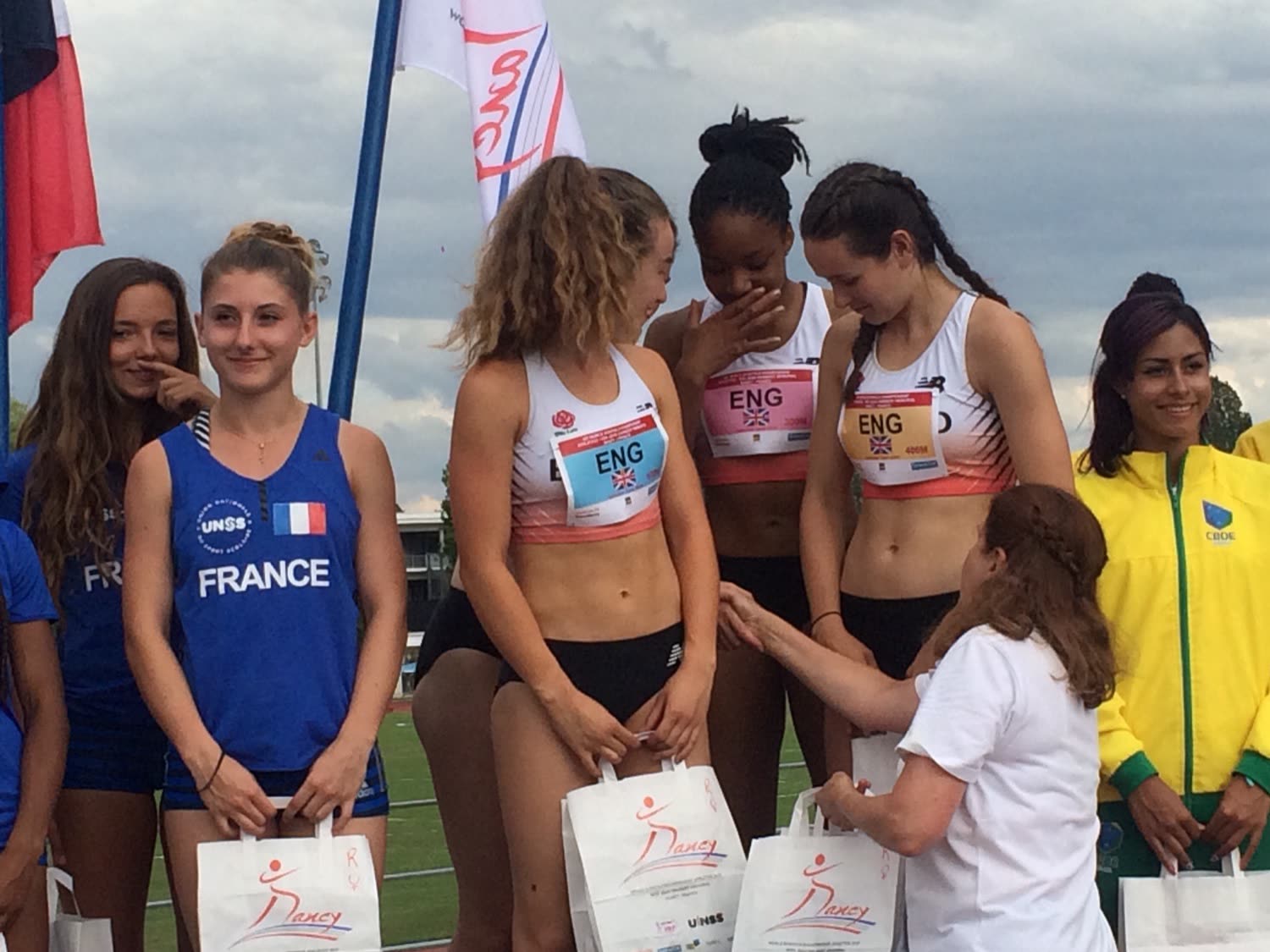 Three medals and a world schools record